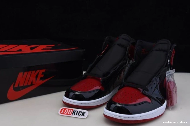 555088-063 Jordan Bred Air 1 High OG Patent 0812